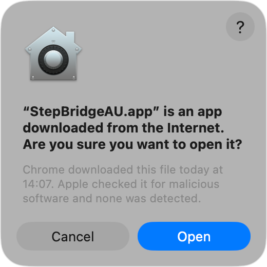 macOS security warning